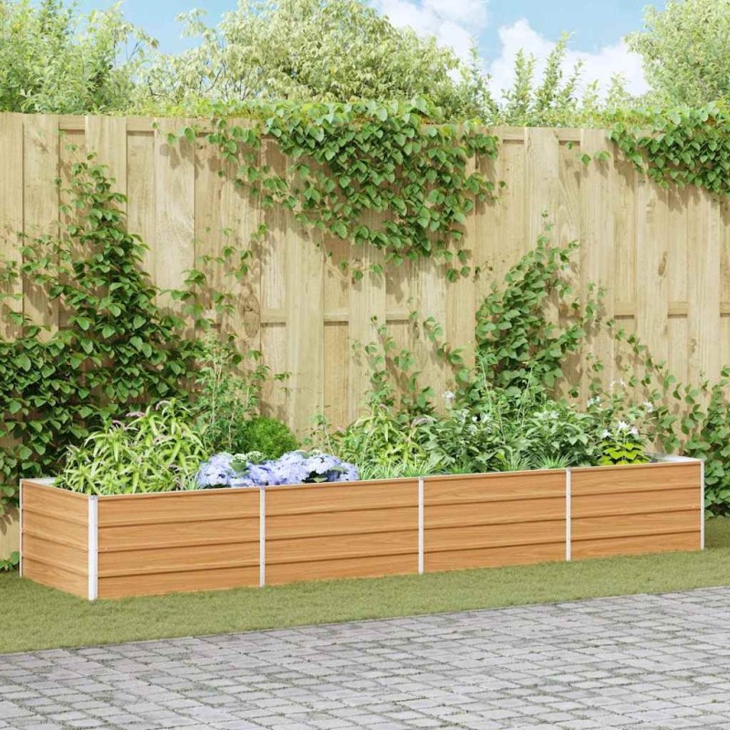 Jardinière surélevée Marron Clair 320 x 80 x 45 cm 620542620542