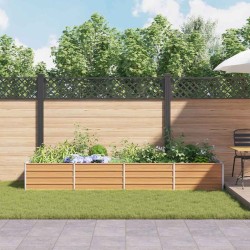Jardinière surélevée Marron Clair 320 x 80 x 45 cm 620542620542
