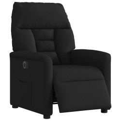 Fauteuil inclinable électrique Noir Tissu 620543620543