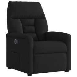 Fauteuil inclinable électrique Noir Tissu 620543620543