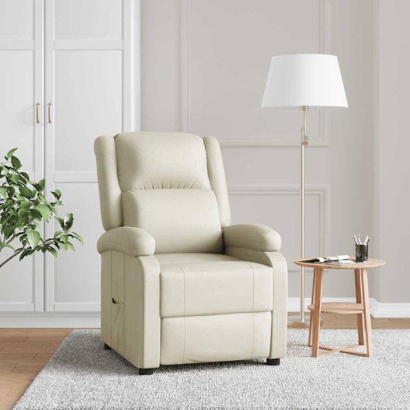Fauteuil inclinable Blanc Similicuir 620544620544