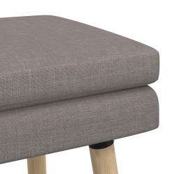 Banc à double couche Taupe 110 x 40 x 47 cm Tissu 620548620548