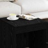 Table basse 3 pcs Chêne noir Bois d'ingénierie 620549620549