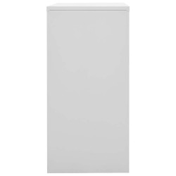 Armoire à casiers Gris clair et bleu 90x45x92,5 cm Acier 620552620552
