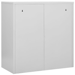 Armoire à casiers Gris clair et bleu 90x45x92,5 cm Acier 620552620552