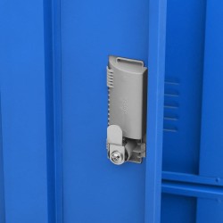 Armoire à casiers Gris clair et bleu 90x45x92,5 cm Acier 620552620552