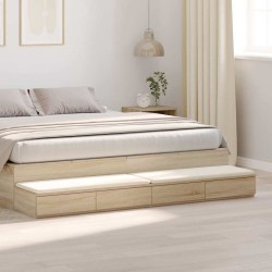 Tiroirs de lit avec tiroir Chêne Sonoma 180 x 36,5 x 16,5 cm 620553620553