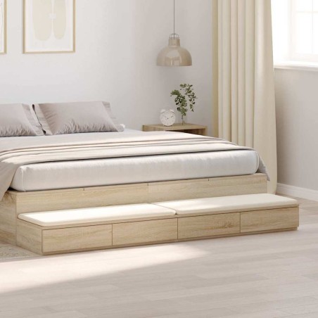 Tiroirs de lit avec tiroir Chêne Sonoma 180 x 36,5 x 16,5 cm 620553620553