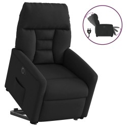 Fauteuil inclinable électrique noir tissu 620555620555