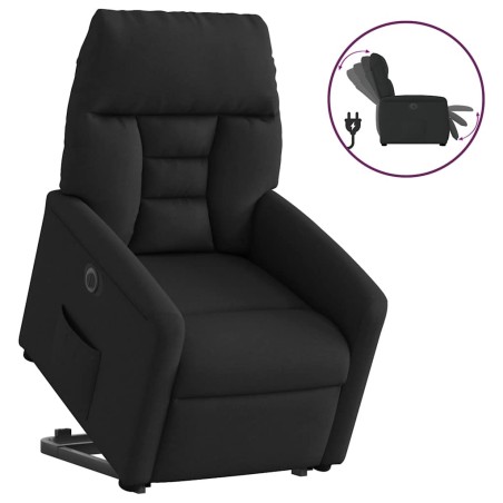 Fauteuil inclinable électrique noir tissu 620555620555