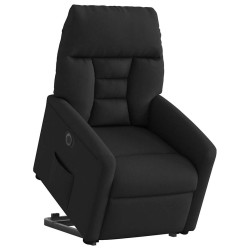 Fauteuil inclinable électrique noir tissu 620555620555