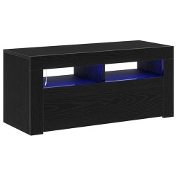 Meuble TV Chêne noir 90 x 35 x 40 cm Bois d'ingénierie 620556620556