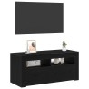 Meuble TV Chêne noir 90 x 35 x 40 cm Bois d'ingénierie 620556620556