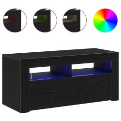 Meuble TV Chêne noir 90 x 35 x 40 cm Bois d'ingénierie 620556620556
