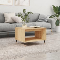 Table basse chêne sonoma 60x50x40 cm bois d'ingénierie 620558620558
