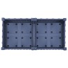 Jardinière avec Roues Gris Bleu 80 x 40 x 33 cm PP 620564620564