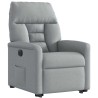 Fauteuil inclinable électrique gris clair tissu 620565620565