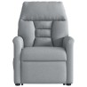 Fauteuil inclinable électrique gris clair tissu 620565620565