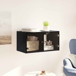 Meuble mural Chêne noir 68 x 37 x 35 cm Bois d'ingénierie 620567620567