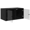 Meuble mural Chêne noir 68 x 37 x 35 cm Bois d'ingénierie 620567620567