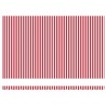 Auvent rétractable Rouge et Blanc 500 × 350 cm 620569620569