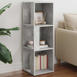 Armoire d'angle Gris béton 33x33x100 cm Bois d'ingénierie 620573620573
