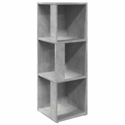 Armoire d'angle Gris béton 33x33x100 cm Bois d'ingénierie 620573620573