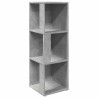 Armoire d'angle Gris béton 33x33x100 cm Bois d'ingénierie 620573620573
