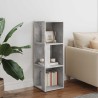 Armoire d'angle Gris béton 33x33x100 cm Bois d'ingénierie 620573620573