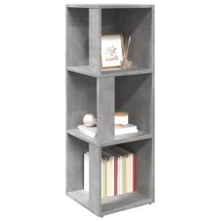 Armoire d'angle Gris béton 33x33x100 cm Bois d'ingénierie 620573620573