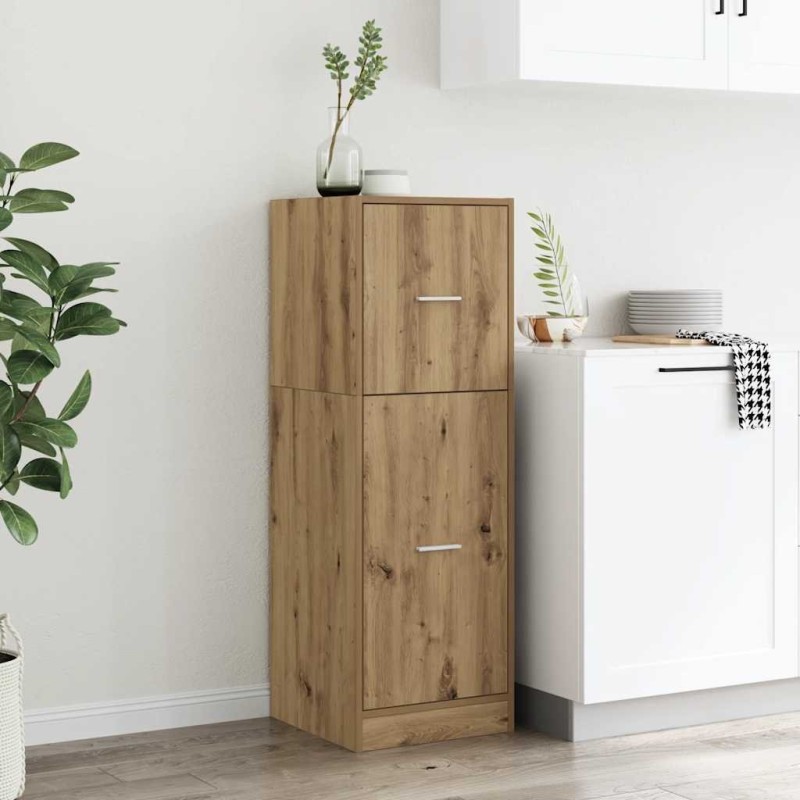 Armoire d'apothicaire chêne artisanal bois d'ingénierie 620574620574