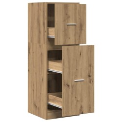 Armoire d'apothicaire chêne artisanal bois d'ingénierie 620574620574