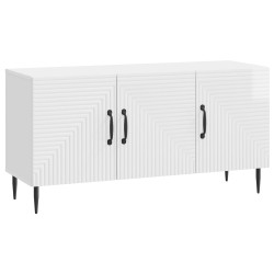 Meuble TV Blanc brillant 99 x 34,5 x 50 cm Bois d'ingénierie 620575620575