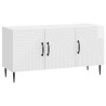 Meuble TV Blanc brillant 99 x 34,5 x 50 cm Bois d'ingénierie 620575620575