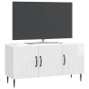 Meuble TV Blanc brillant 99 x 34,5 x 50 cm Bois d'ingénierie 620575620575