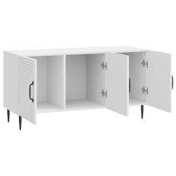 Meuble TV Blanc brillant 99 x 34,5 x 50 cm Bois d'ingénierie 620575620575