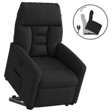 Fauteuil inclinable noir tissu 620576620576