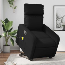 Fauteuil inclinable de massage électrique noir similicuir 620579620579