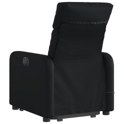 Fauteuil inclinable de massage électrique noir similicuir 620579620579