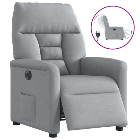 Fauteuil inclinable électrique Gris clair Tissu 620580620580