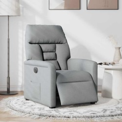 Fauteuil inclinable électrique Gris clair Tissu 620580620580