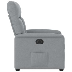 Fauteuil inclinable électrique Gris clair Tissu 620580620580