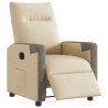 Fauteuil inclinable électrique Crème Tissu 620582620582