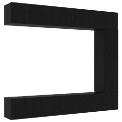Ensemble meuble TV 5 pcs Chêne noir Bois d'ingénierie 620584620584