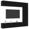 Ensemble meuble TV 5 pcs Chêne noir Bois d'ingénierie 620584620584