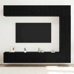 Ensemble meuble TV 5 pcs Chêne noir Bois d'ingénierie 620584620584