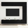 Ensemble meuble TV 5 pcs Chêne noir Bois d'ingénierie 620584620584