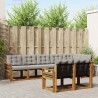 Ensemble de canapés d'extérieur 8 pcs Gris Naturel et Clair 620588620588