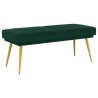 Banc à double couche Vert foncé 120 x 45 x 46 cm Velours 620589620589