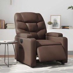 Fauteuil inclinable électrique Marron Similicuir 620590620590